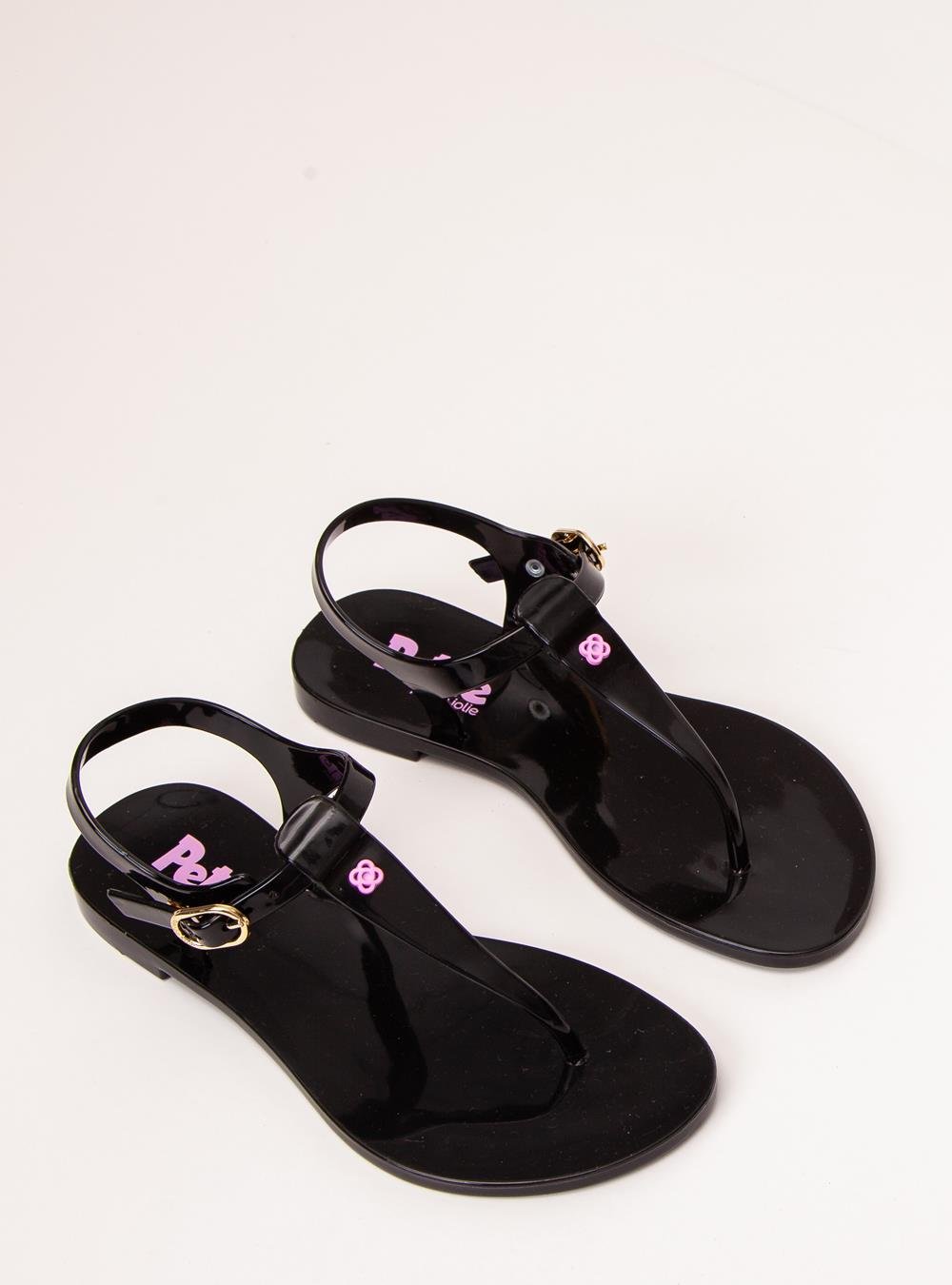 Sandália Infantil Petite Jolie Noah Preto/Chiclete PJ3340IN Preto 2