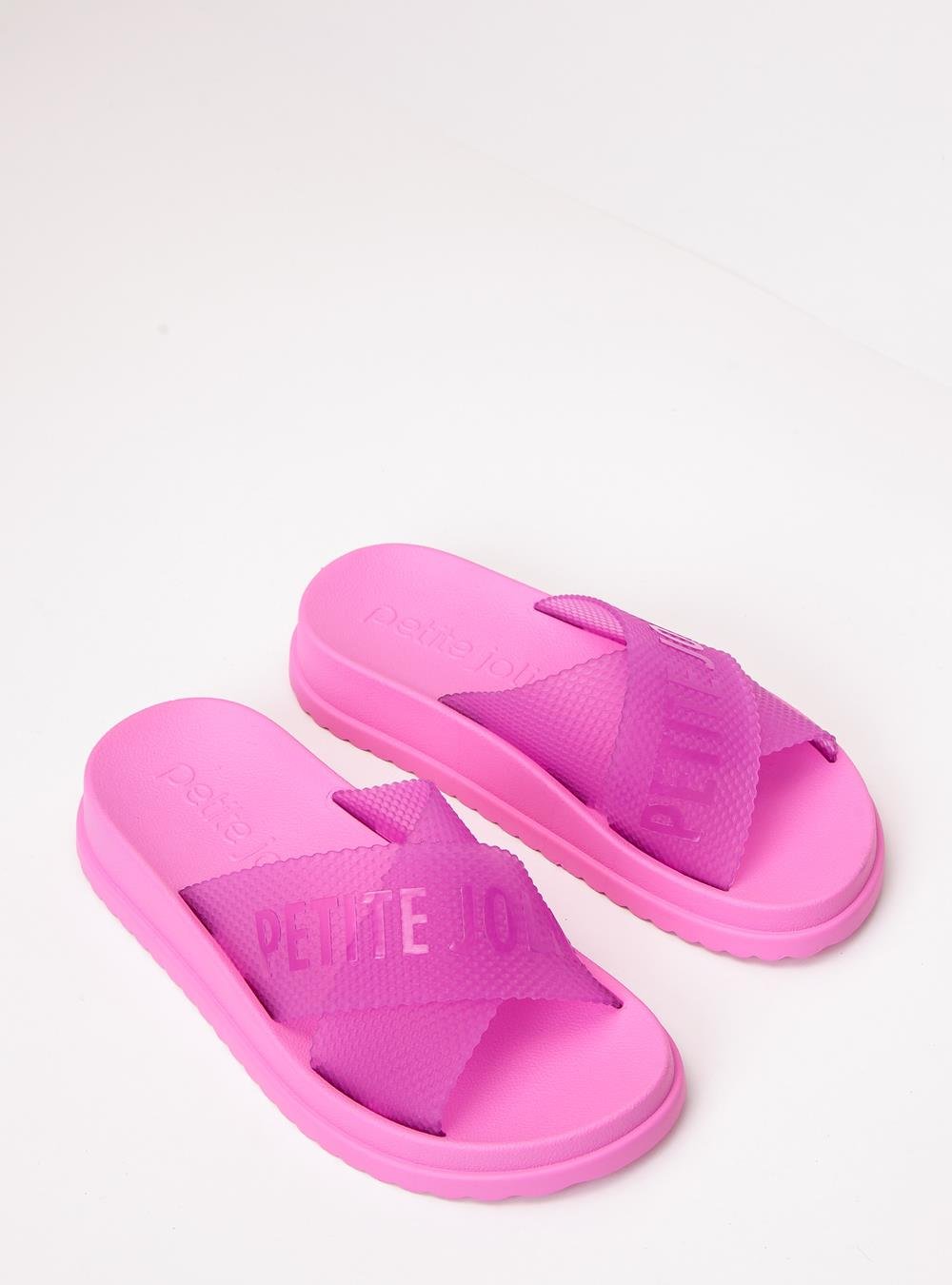 Chinelo Petite Jolie Smash Chiclete Translúcido PJ6812II Rosa 2