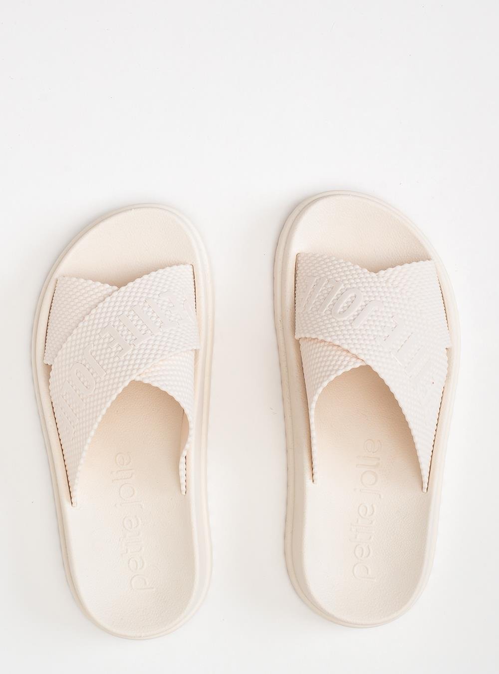 Chinelo Petite Jolie Smash Creme PJ6812II Bege 3