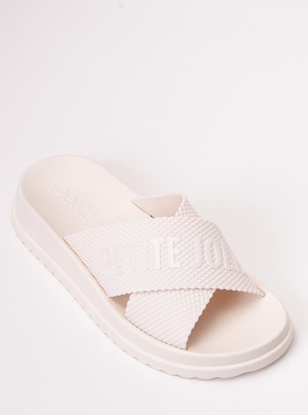 Chinelo Petite Jolie Smash Creme PJ6812II Bege 4