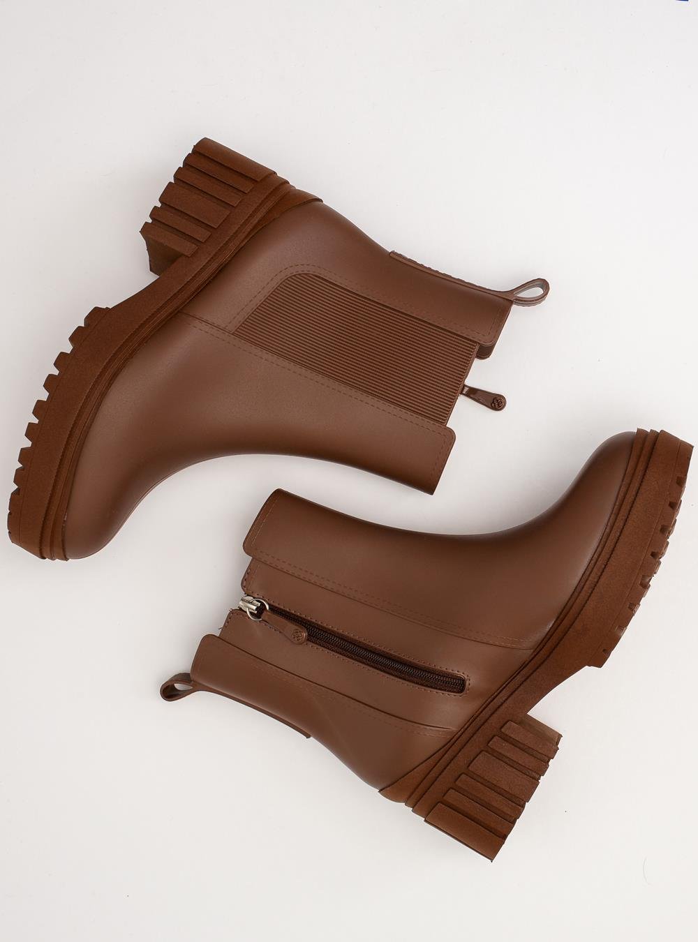 Bota Petite Jolie Chelsea Chocolate PJ6156 Marrom 4