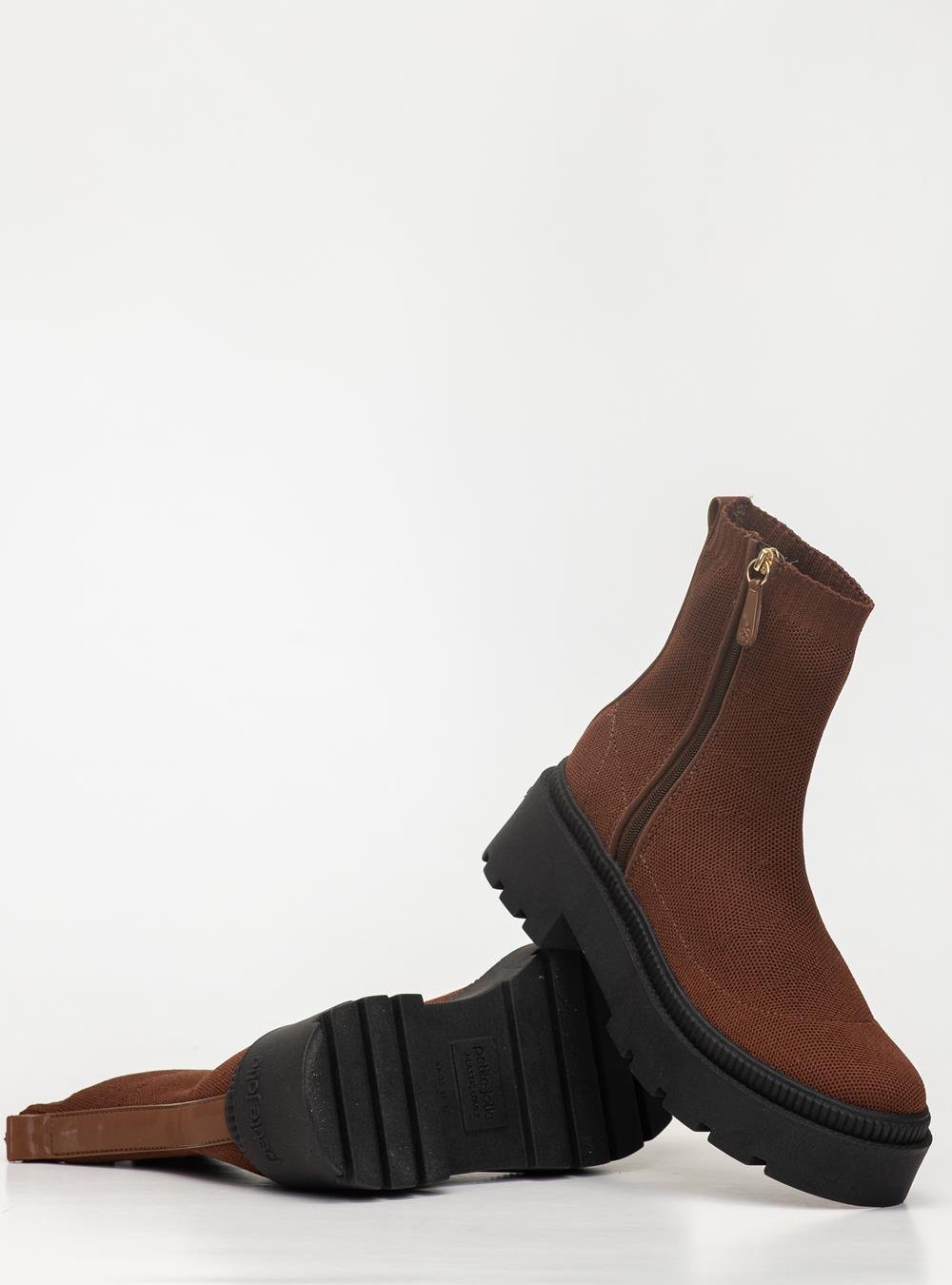 Bota Petite Jolie Off Boot Chocolate PJ6792 Marrom 5