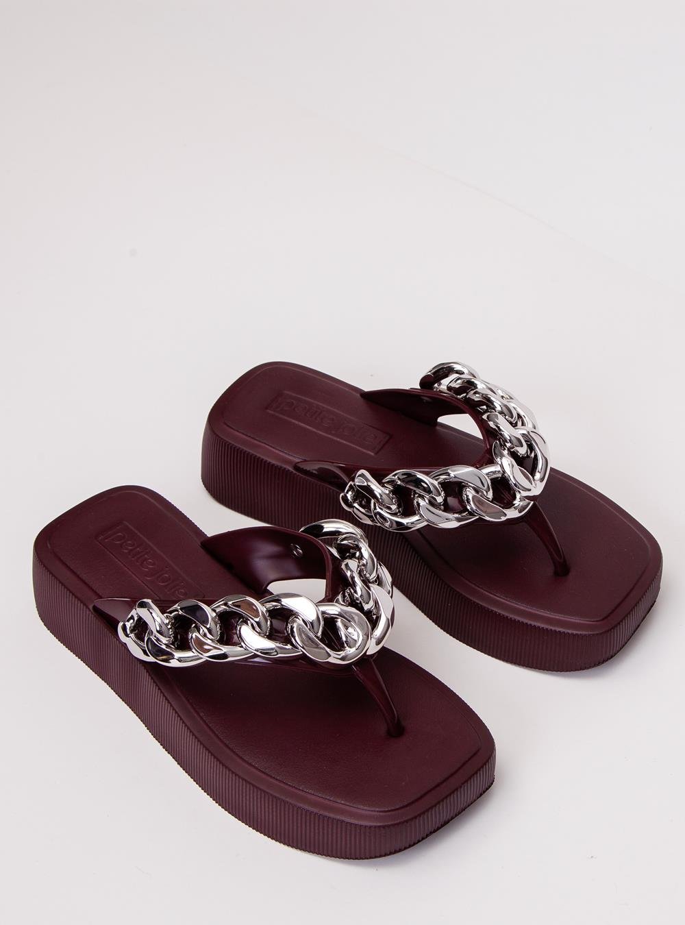 Chinelo Petite Jolie Hit Berry PJ6515 Marrom 2