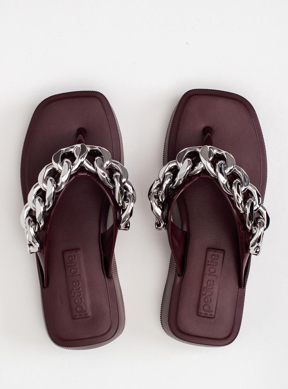 Chinelo Petite Jolie Hit Berry PJ6515 Marrom 3