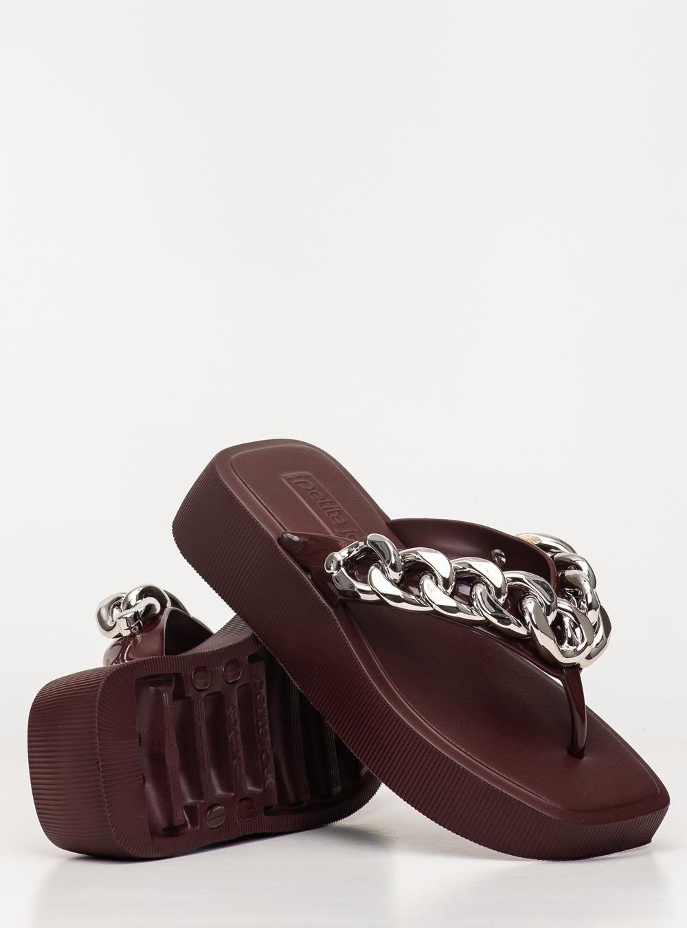 Chinelo Petite Jolie Hit Berry PJ6515 Marrom 5