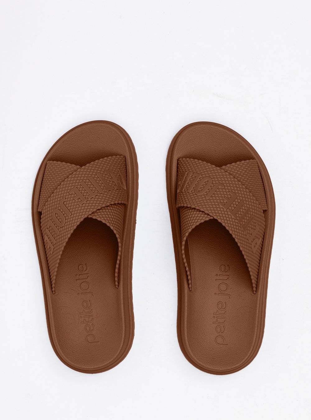 Chinelo Petite Jolie Smash Chocolate PJ6812II Chocolate 3