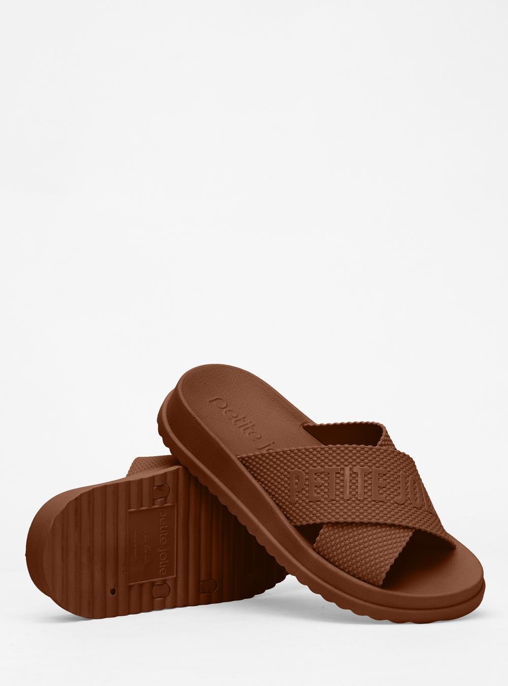 Chinelo Petite Jolie Smash Chocolate PJ6812II Chocolate 5