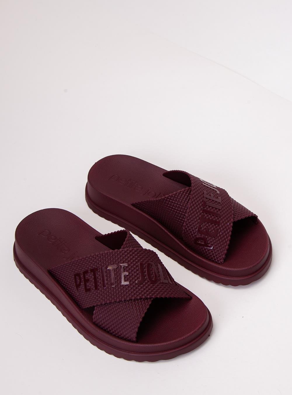 Chinelo Petite Jolie Smash Berry PJ6812II Marrom 2