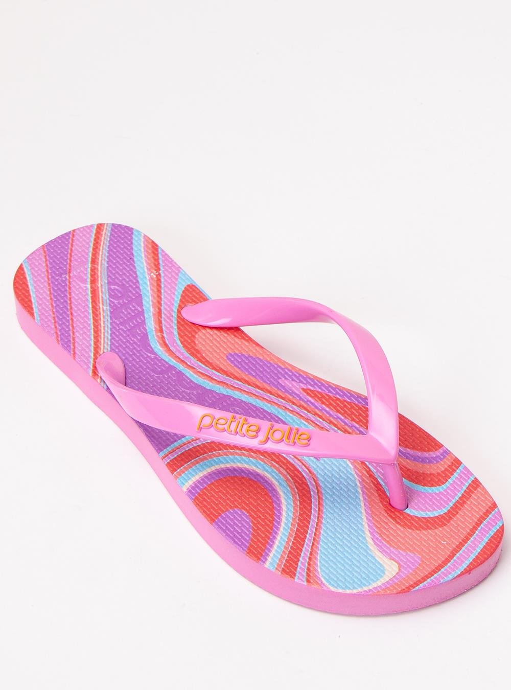 Chinelo Petite Jolie Fresh Chiclete/Colorful 4 PJ6969 Rosa 4