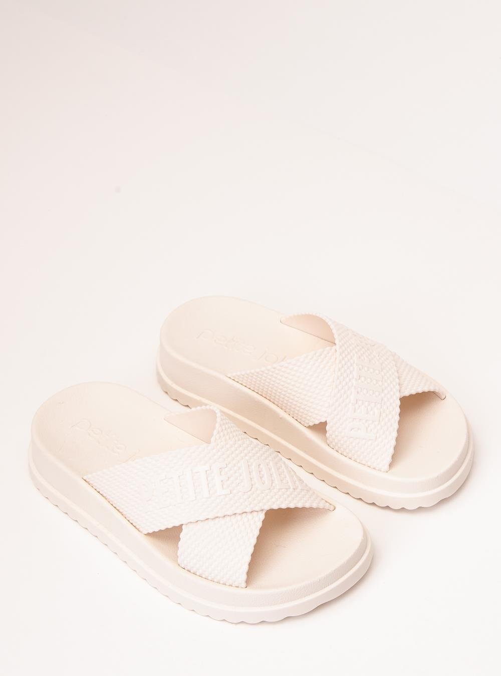 Chinelo Infantil Petite Jolie Smash In Creme PJ6812IN Bege 2