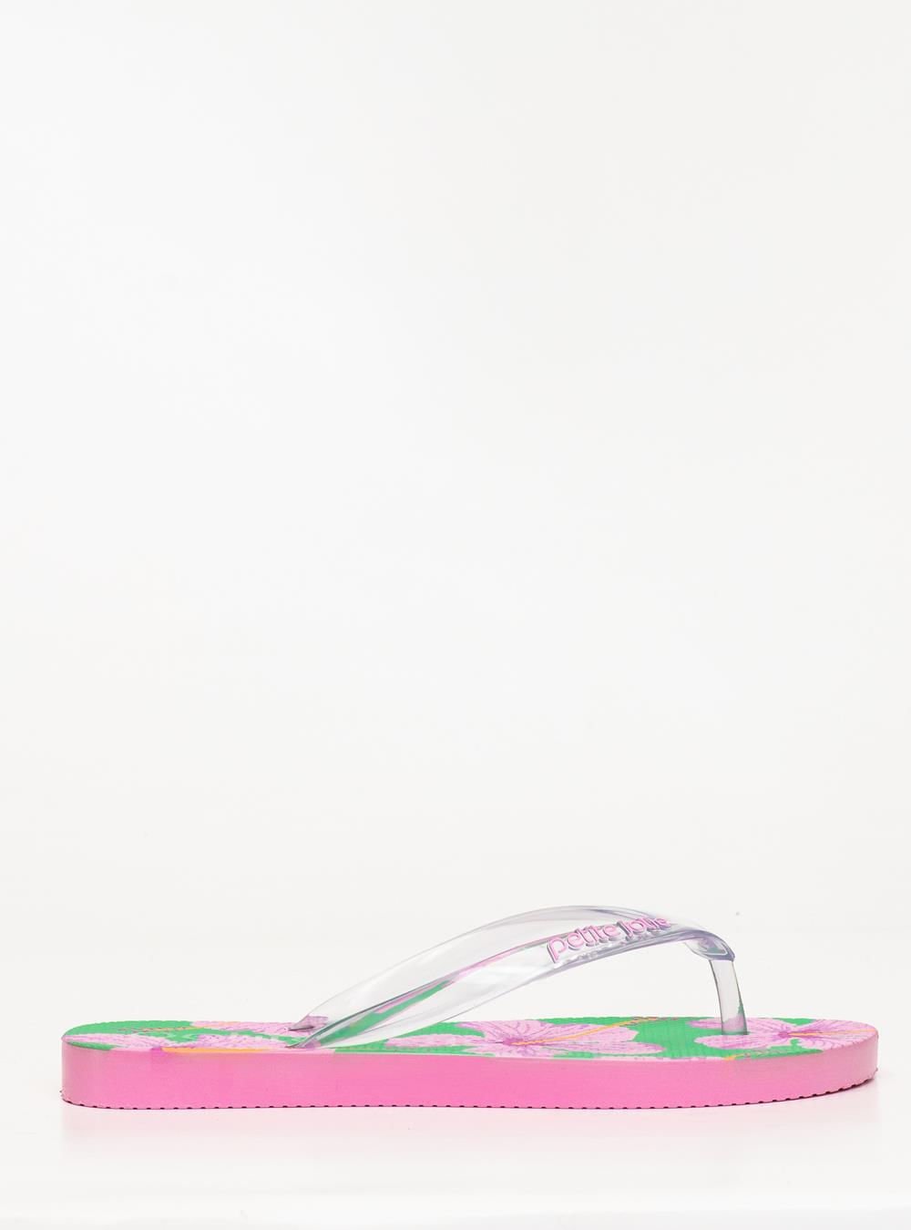 Chinelo Petite Jolie Fresh Floral 21 PJ6969 Verde 3