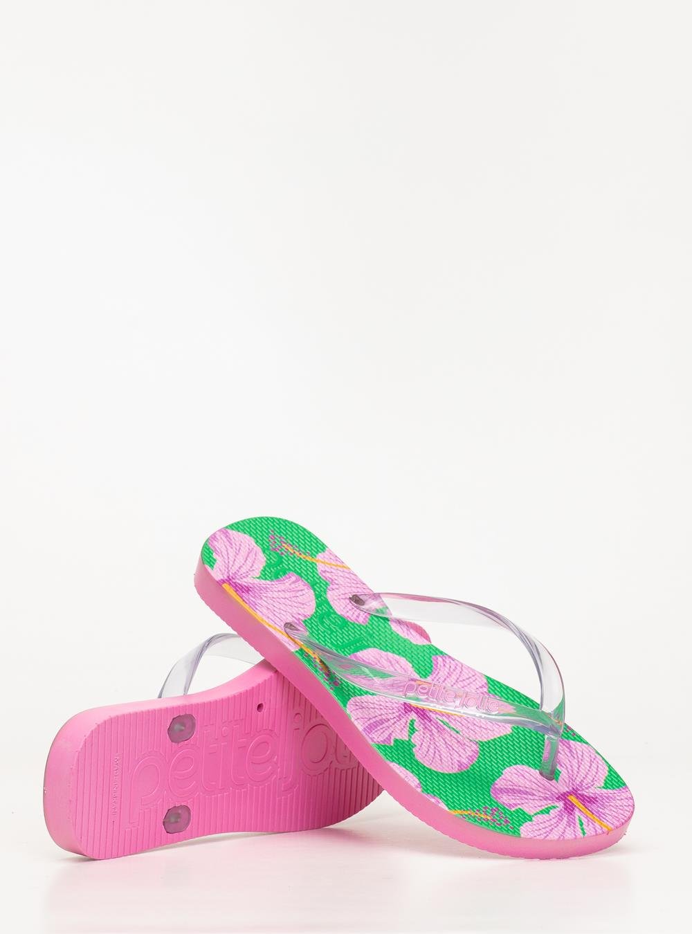 Chinelo Petite Jolie Fresh Floral 21 PJ6969 Verde 5
