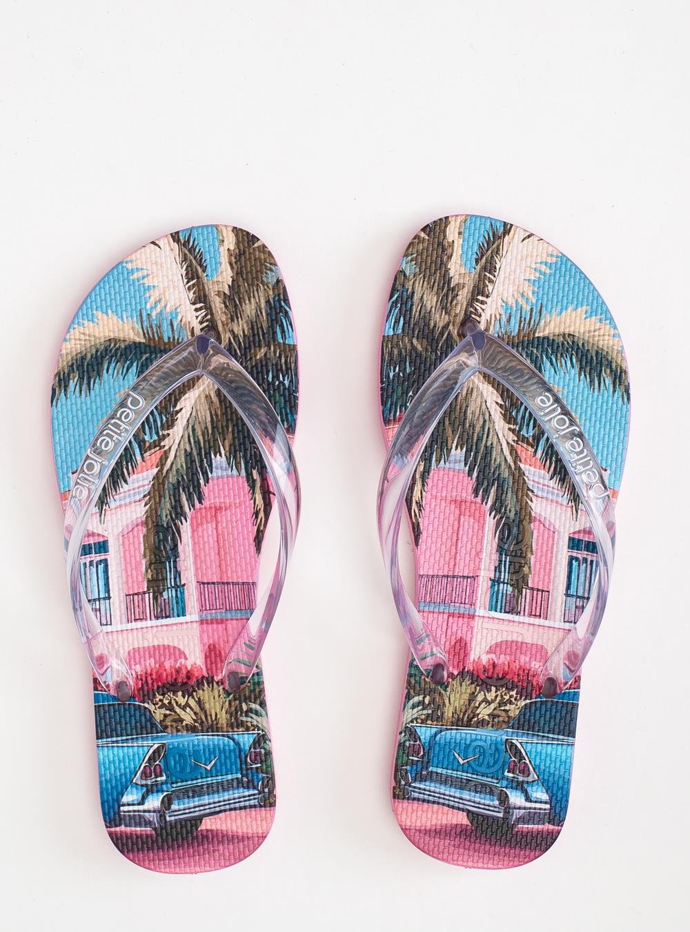 Chinelo Petite Jolie Fresh Translúcido/Miami PJ6969