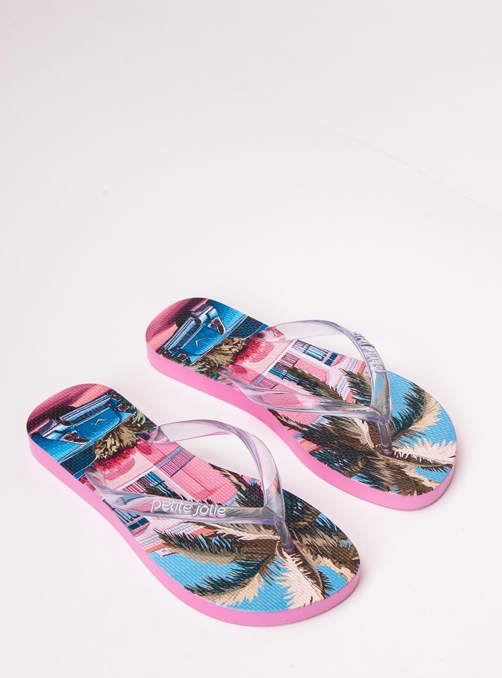 Chinelo Petite Jolie Fresh Translúcido/Miami PJ6969 Azul 2