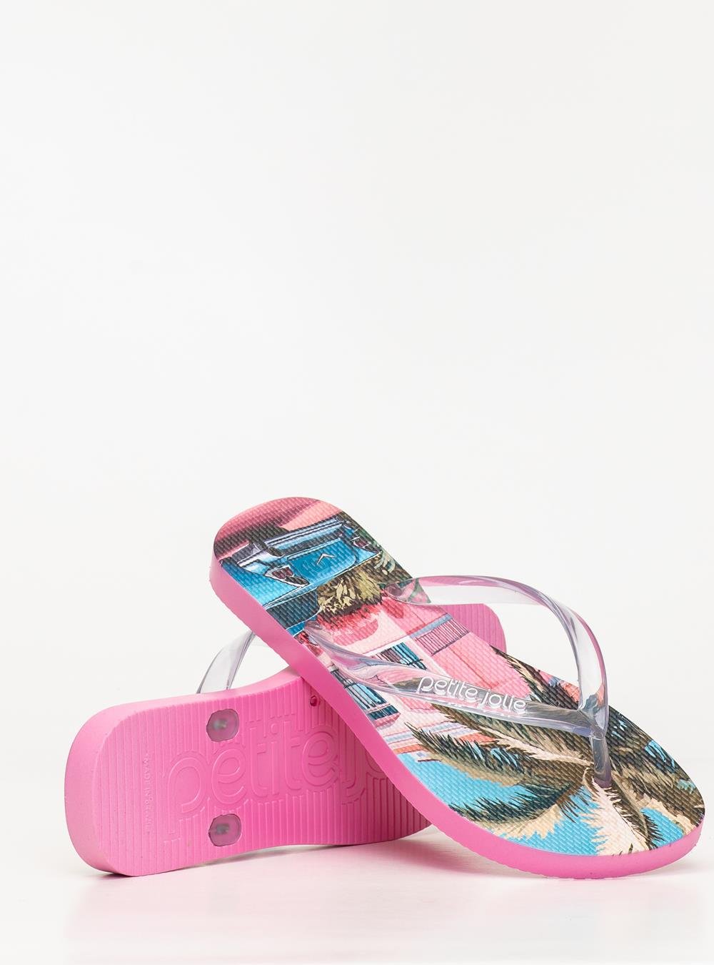 Chinelo Petite Jolie Fresh Translúcido/Miami PJ6969 Azul 3
