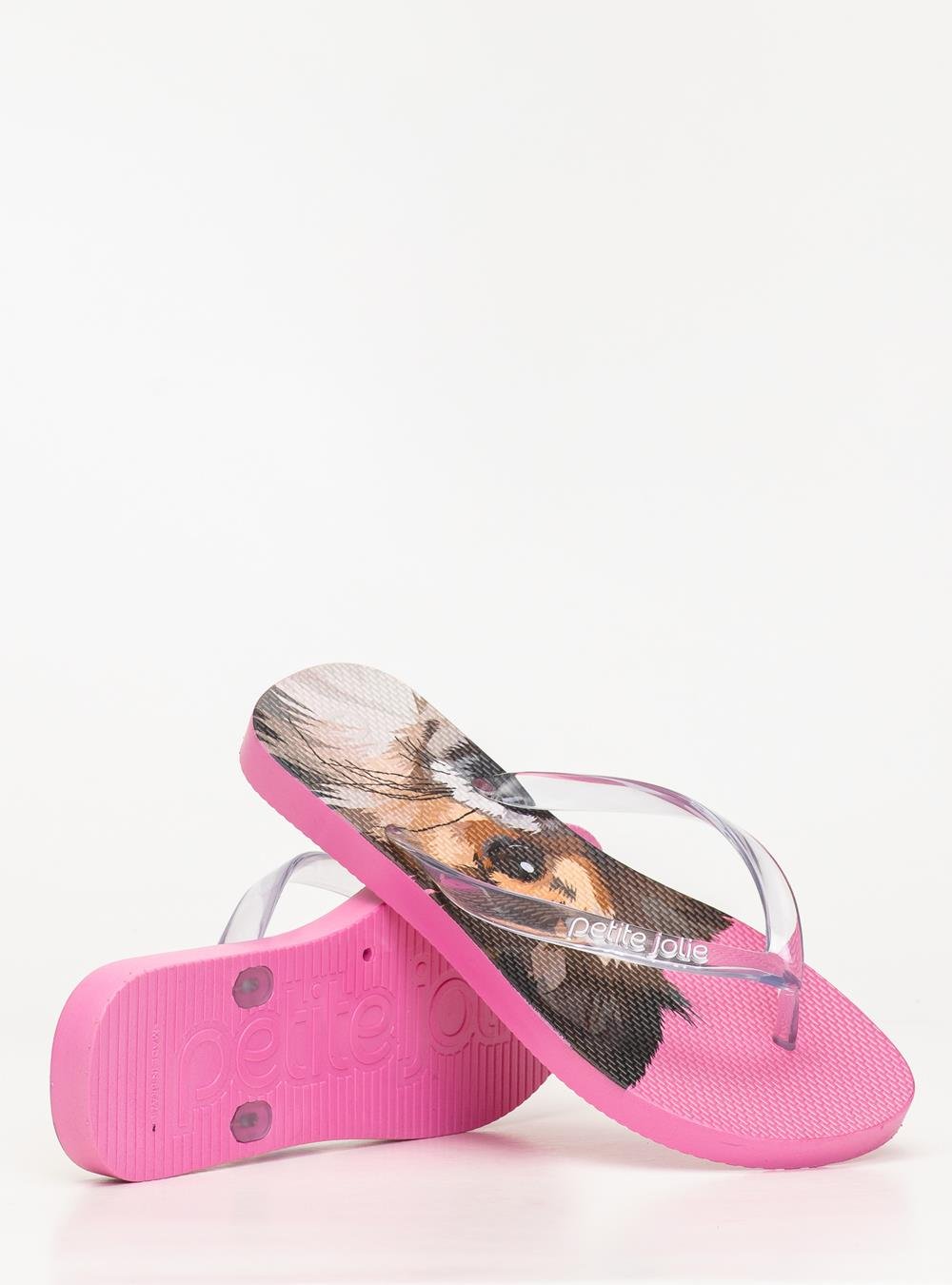 Chinelo Petite Jolie Fresh Pet Lovers 14 PJ6969 Rosa 5