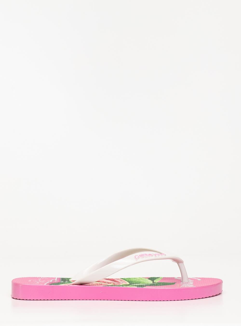 Chinelo Petite Jolie Fresh White/Frutas 7 PJ6969 Rosa 3