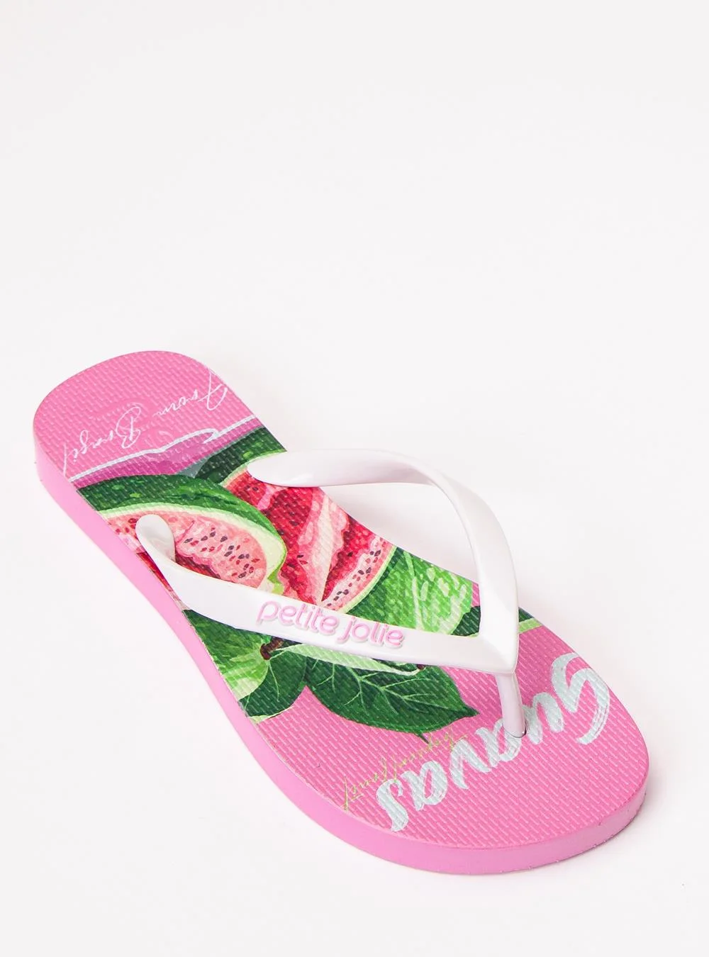 Chinelo Petite Jolie Fresh White/Frutas 7 PJ6969 Rosa 4