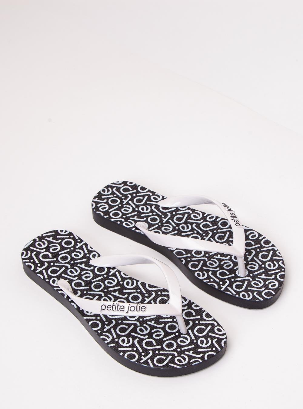 Chinelo Petite Jolie Fresh White/Pattern 1 PJ6969 Branco 2
