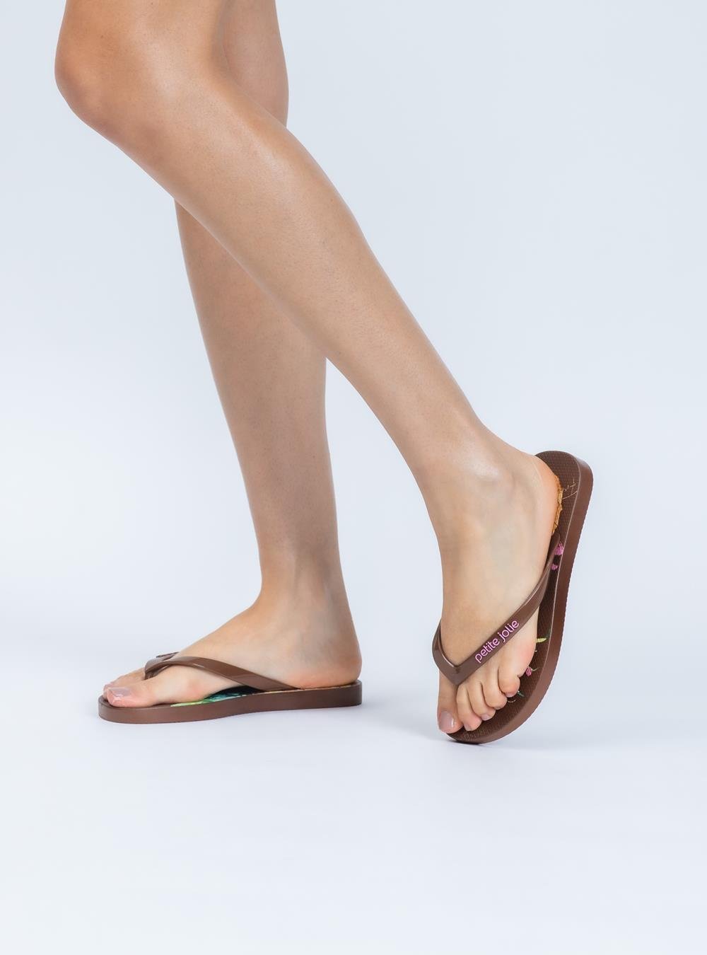 Chinelo Petite Jolie Fresh Chocolate/Frutas 8 PJ6969 Marrom 6