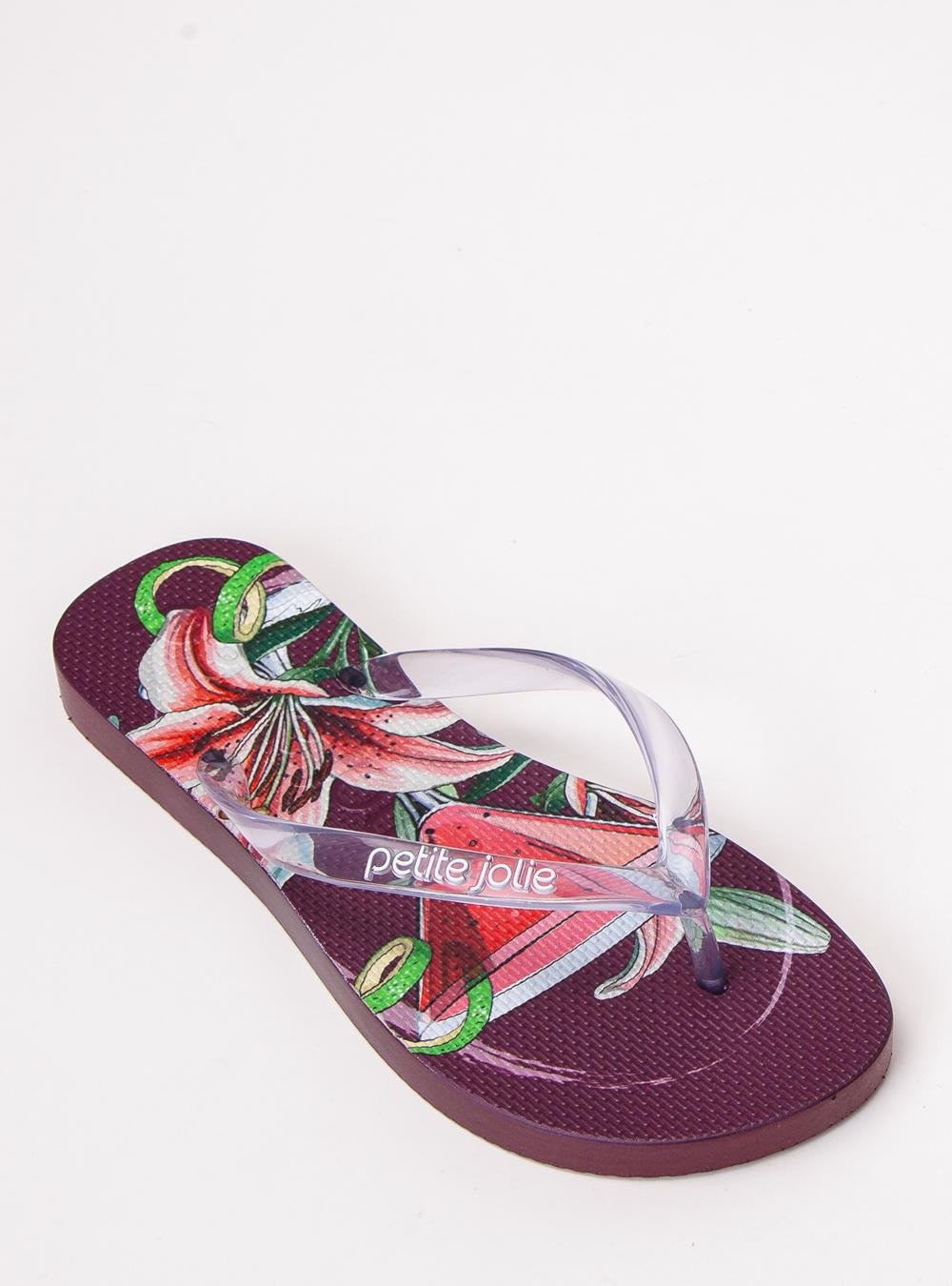 Chinelo Petite Jolie Fresh Berry/Drink 9 PJ6969 Vinho 3