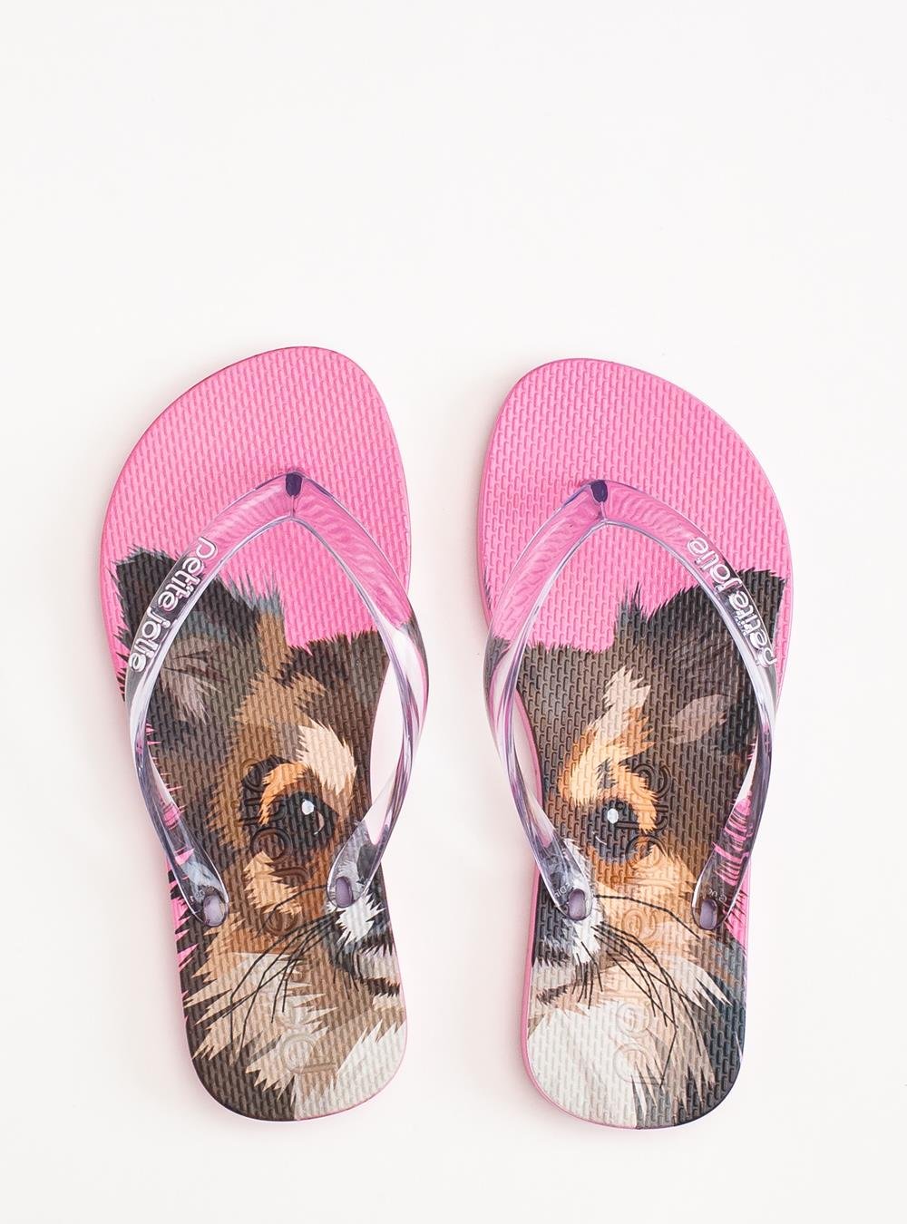 Chinelo Petite Jolie Fresh Chiclete/Pet Lovers 14 PJ6969IN