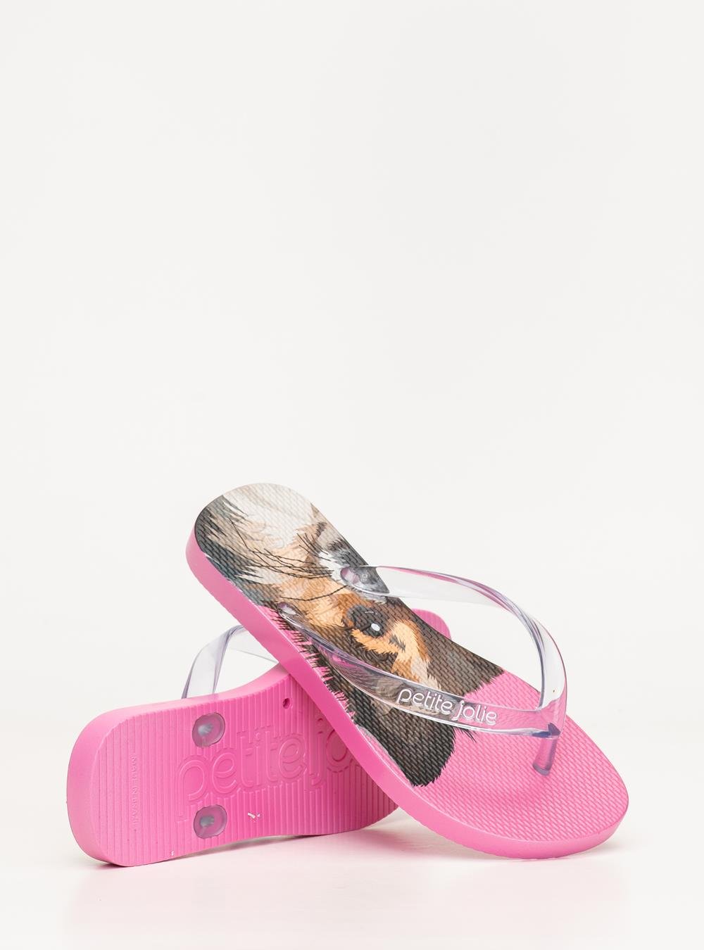 Chinelo Petite Jolie Fresh Chiclete/Pet Lovers 14 PJ6969IN Rosa 4