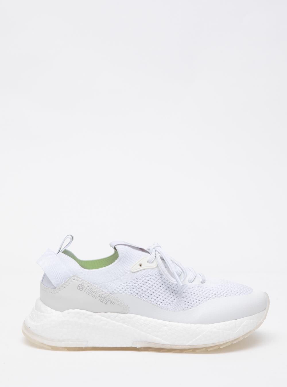Tênis Petite Jolie Puff Sneaker Branco/Translúcido PJ7130II