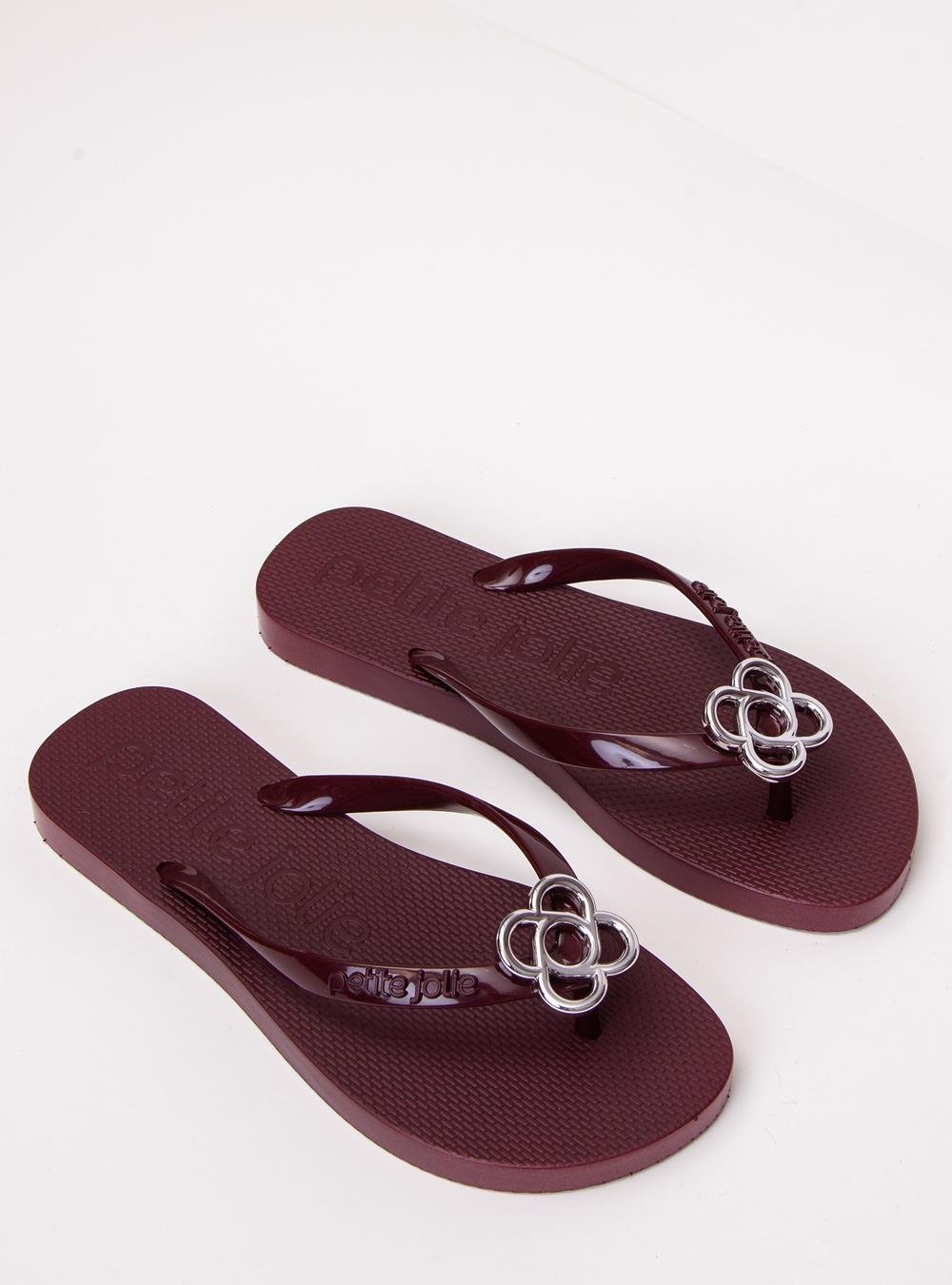 Chinelo Petite Jolie Fresh Berry PJ6979 Vinho 2