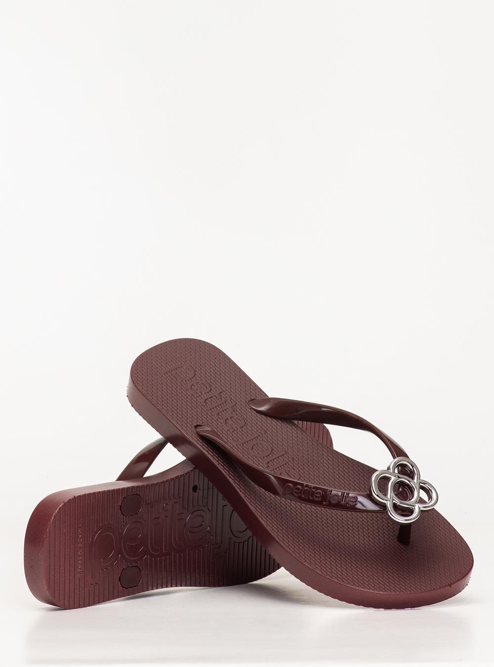 Chinelo Petite Jolie Fresh Berry PJ6979 Vinho 4