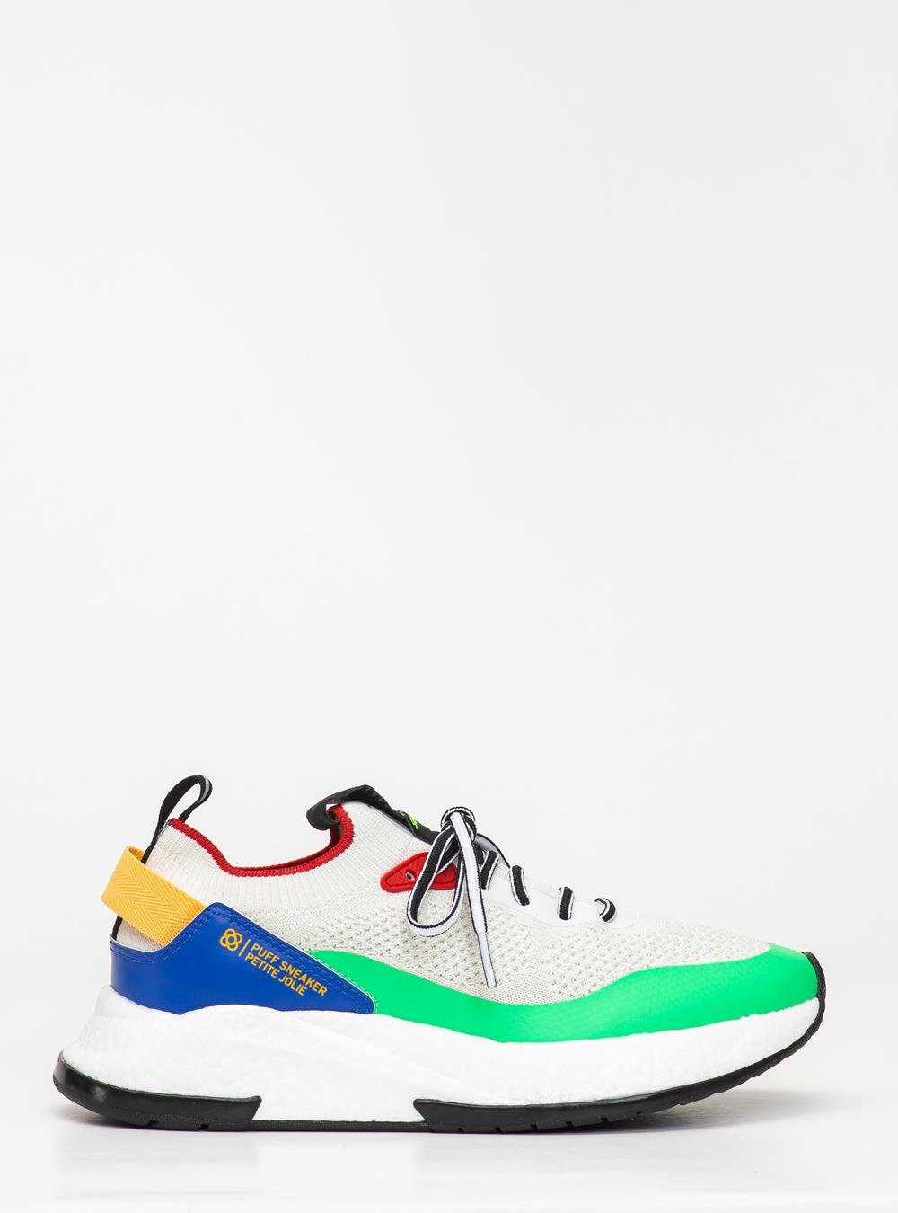 Tênis Petite Jolie Puff Sneaker White Multi 7 PJ7130II