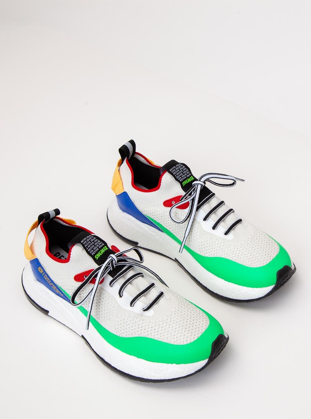 Tênis Petite Jolie Puff Sneaker White Multi 7 PJ7130II Multicores 2