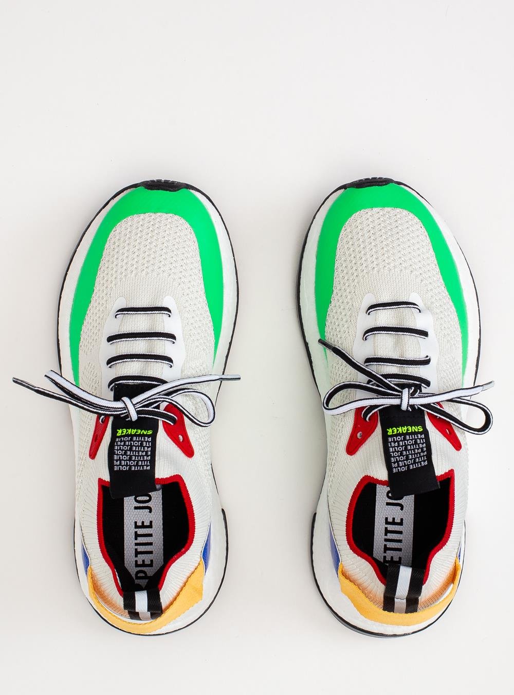 Tênis Petite Jolie Puff Sneaker White Multi 7 PJ7130II Multicores 4