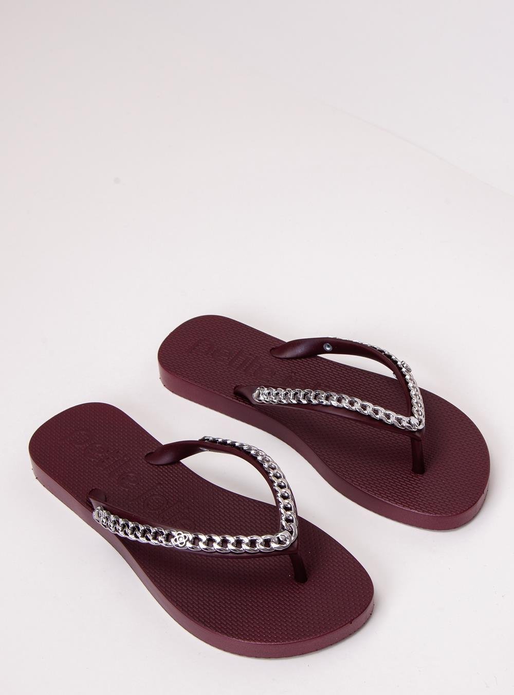Chinelo Petite Jolie Fresh Berry PJ7122 Marrom 2