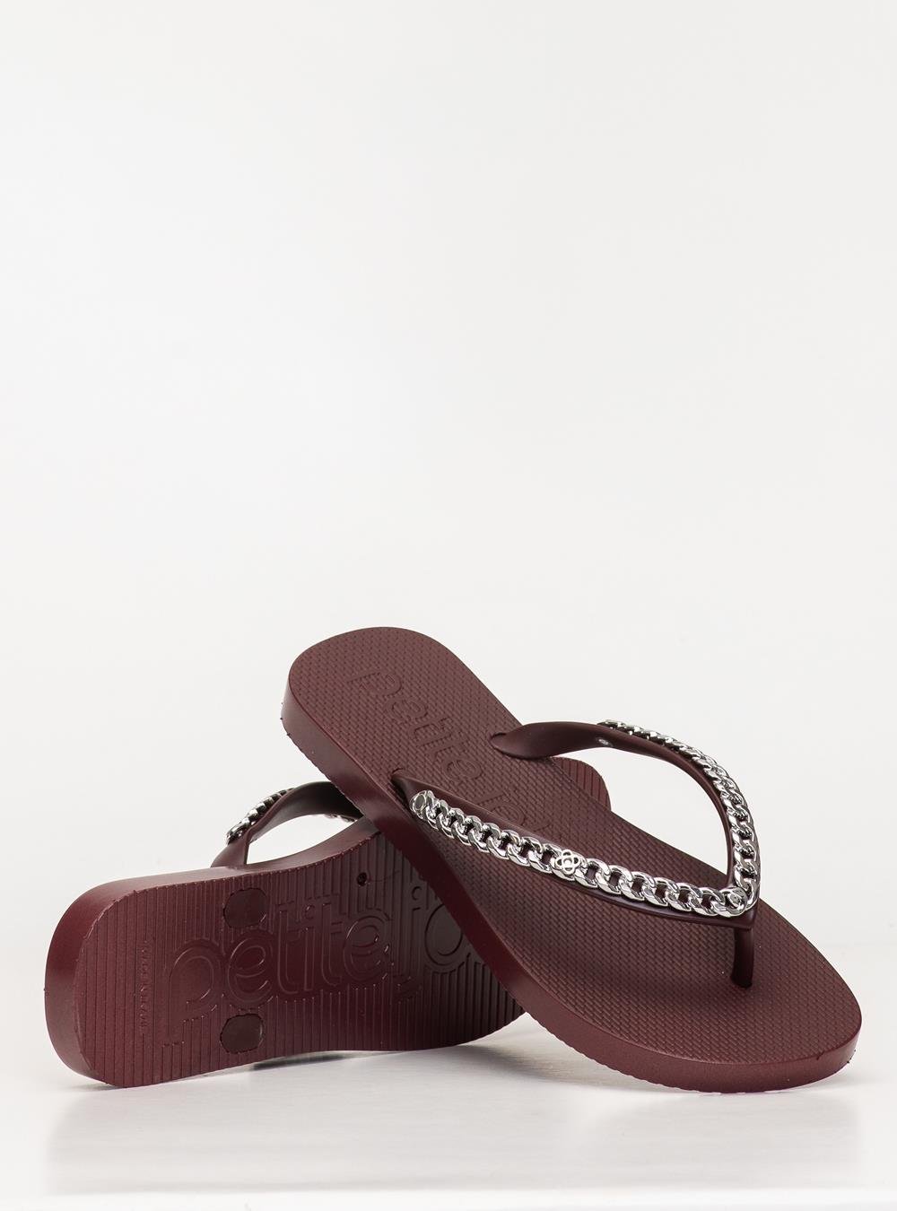 Chinelo Petite Jolie Fresh Berry PJ7122 Marrom 4