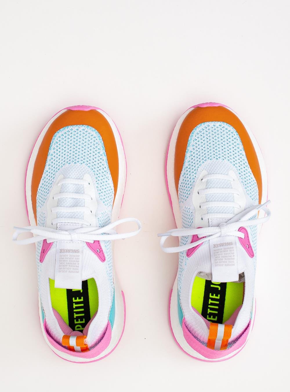 Tênis Petite Jolie Puff Sneaker Branco Chiclete PJ7130II Multicores 3