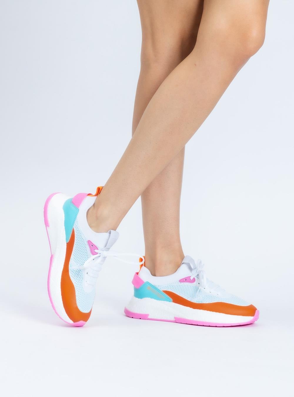 Tênis Petite Jolie Puff Sneaker Branco Chiclete PJ7130II Multicores 6