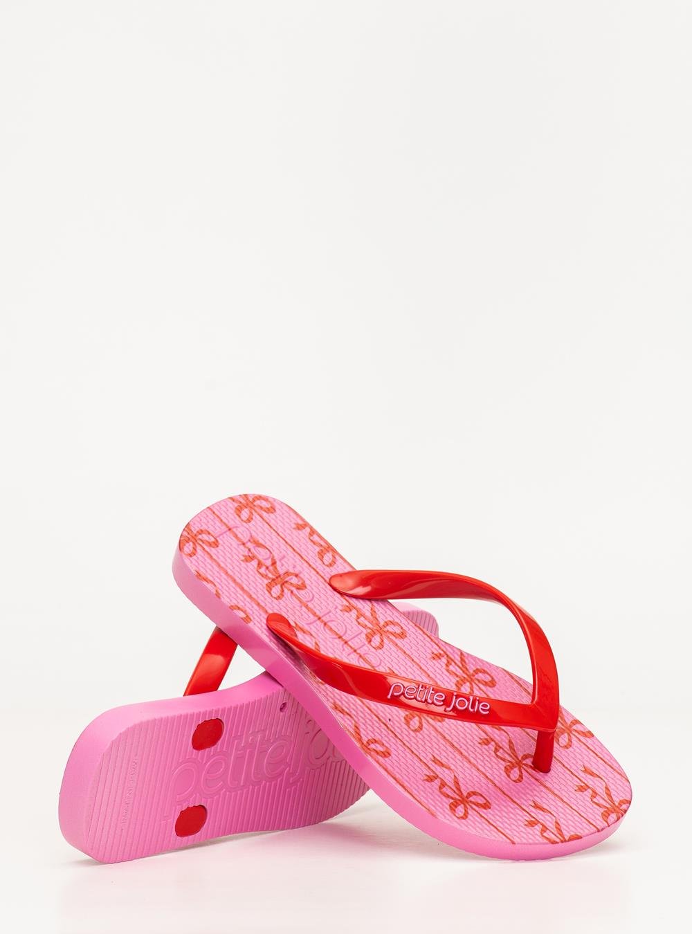 Chinelo Petite Jolie Fresh In Tomate/Laço 1 PJ6969IN Vermelho 4