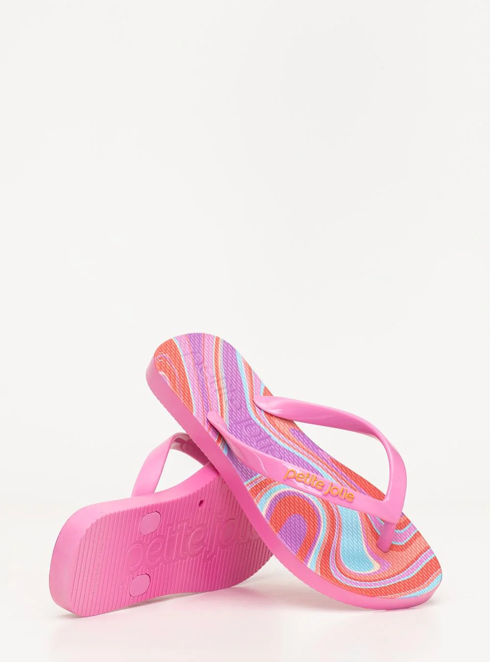 Chinelo Petite Jolie Fresh In Chiclete/Colorful 4 PJ6969IN Rosa 4