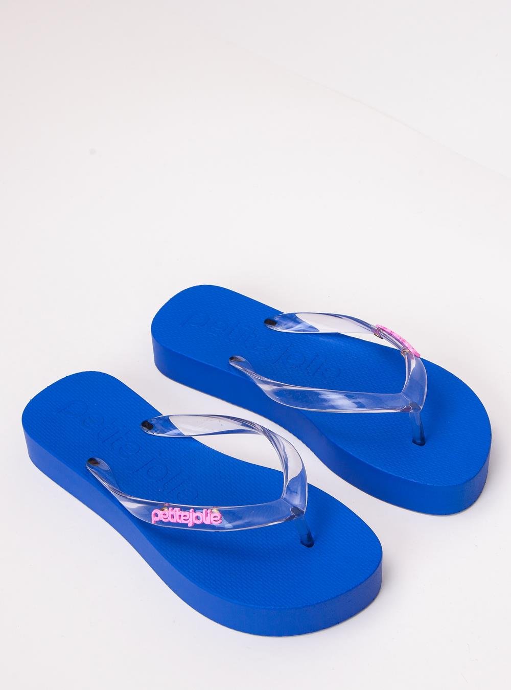 Chinelo Petite Jolie Fresh Up Translúcido/Royal PJ7321 Azul 3