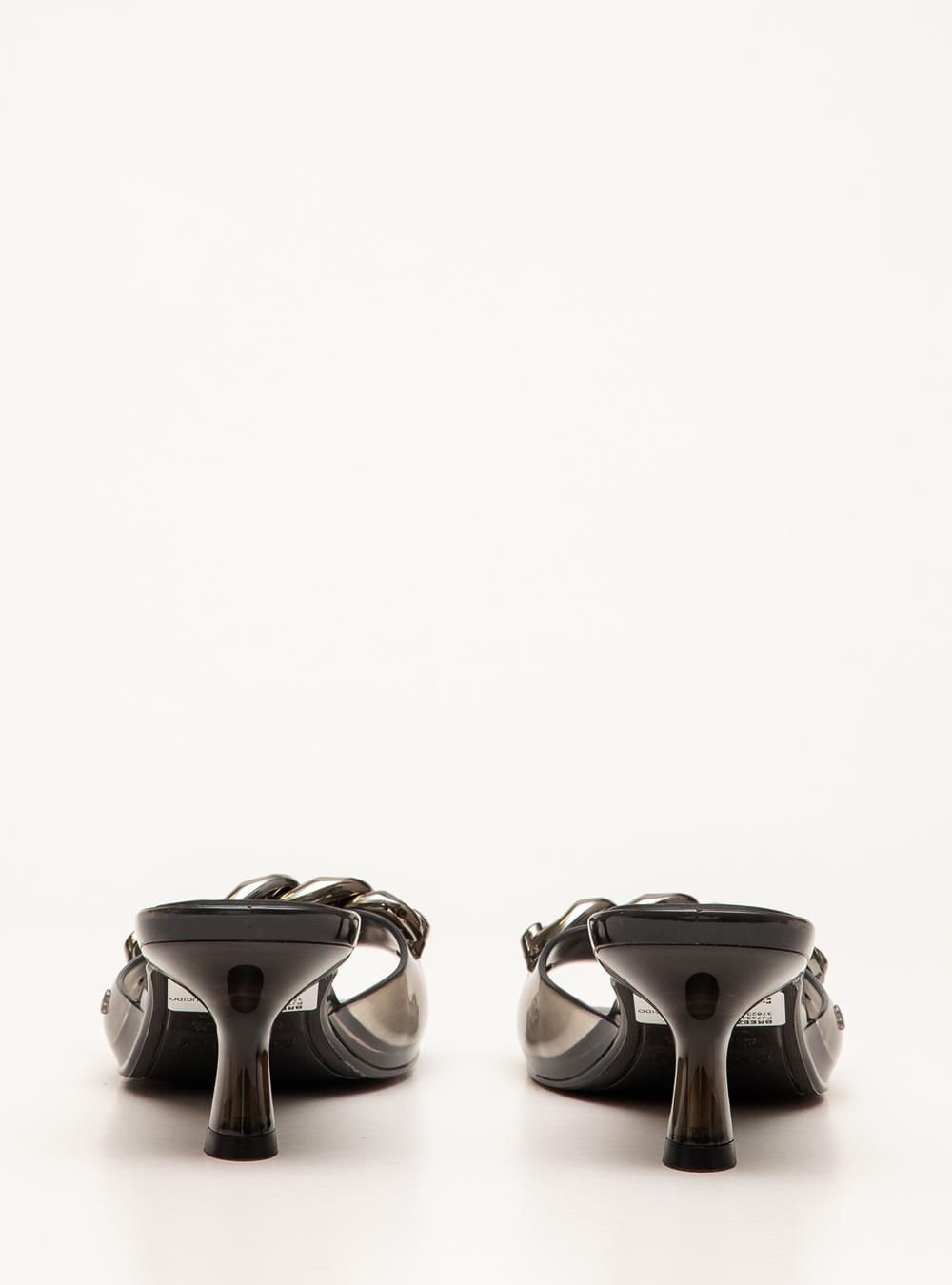 Tamanco Petite Jolie Icon Preto Translúcido PJ7434 Preto 3