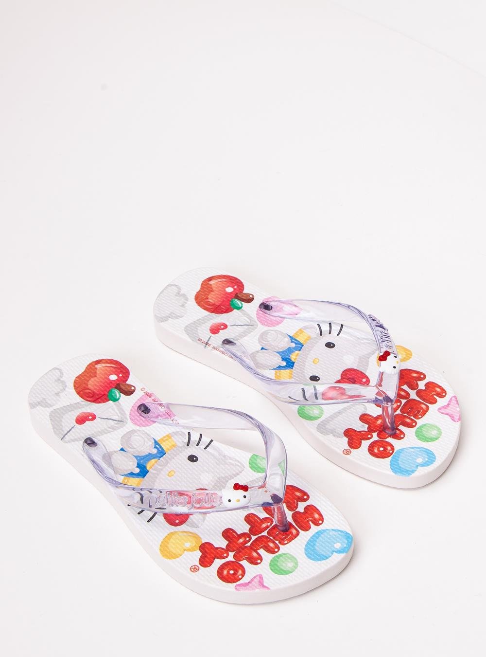 Chinelo Petite Jolie Fresh White/Hello Kitty 16 PJ7206INHK Branco 2