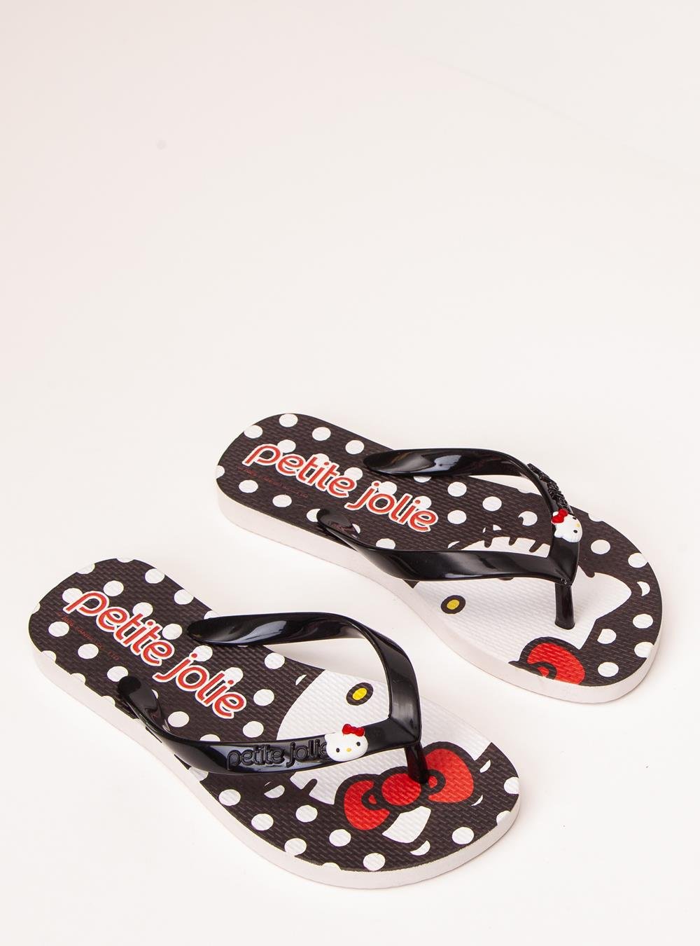 Chinelo Infantil Fresh White/Hello Kitty 19 PJ7206INHK Preto 2