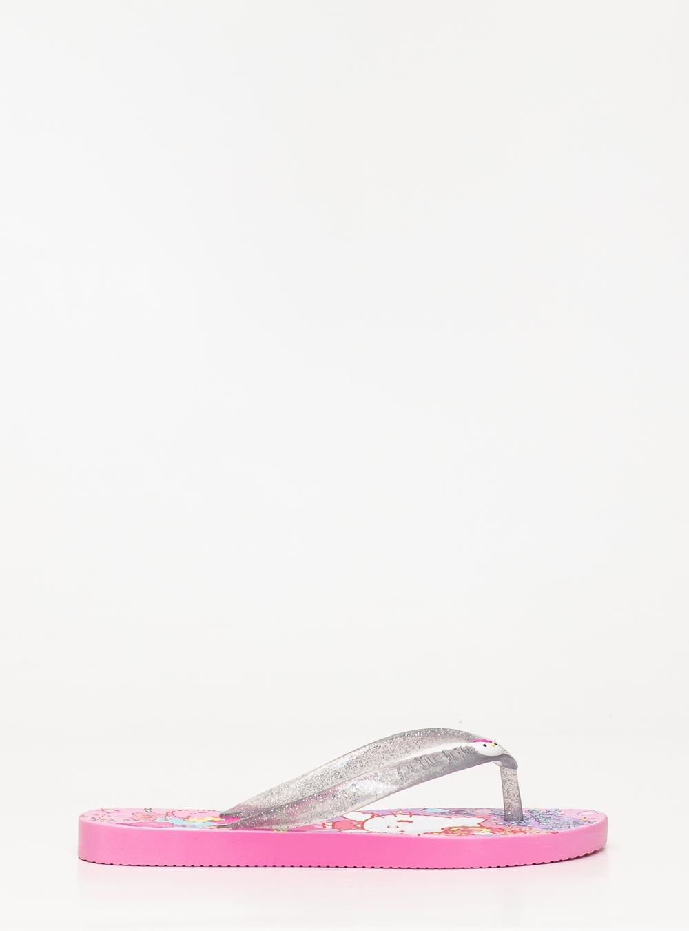 Chinelo Infantil Fresh Chiclete/Hello Kitty 17 PJ7206INHK Rosa 3
