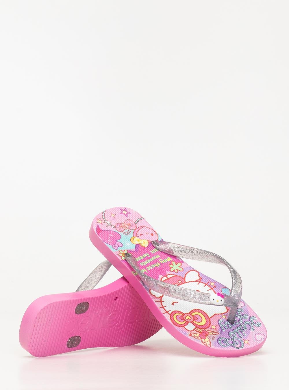 Chinelo Infantil Fresh Chiclete/Hello Kitty 17 PJ7206INHK Rosa 4