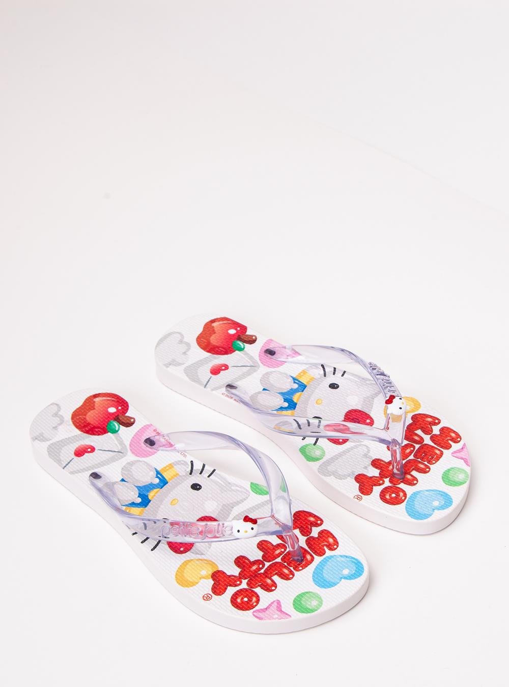 Chinelo Petite Jolie Fresh White/Hello Kitty 16 PJ7206HK Branco 2