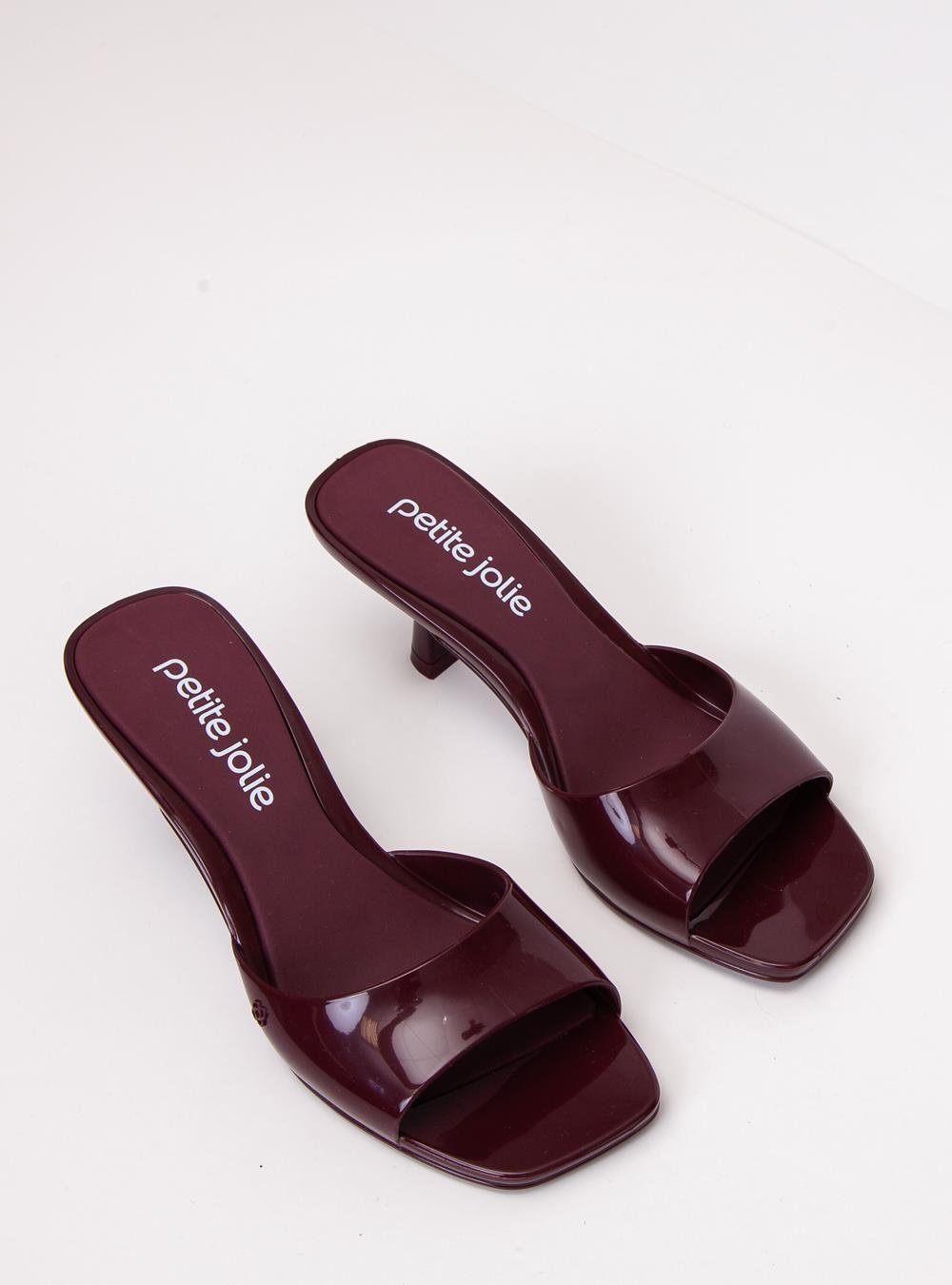 Tamanco Petite Jolie Icon Berry PJ7368 Marrom 2