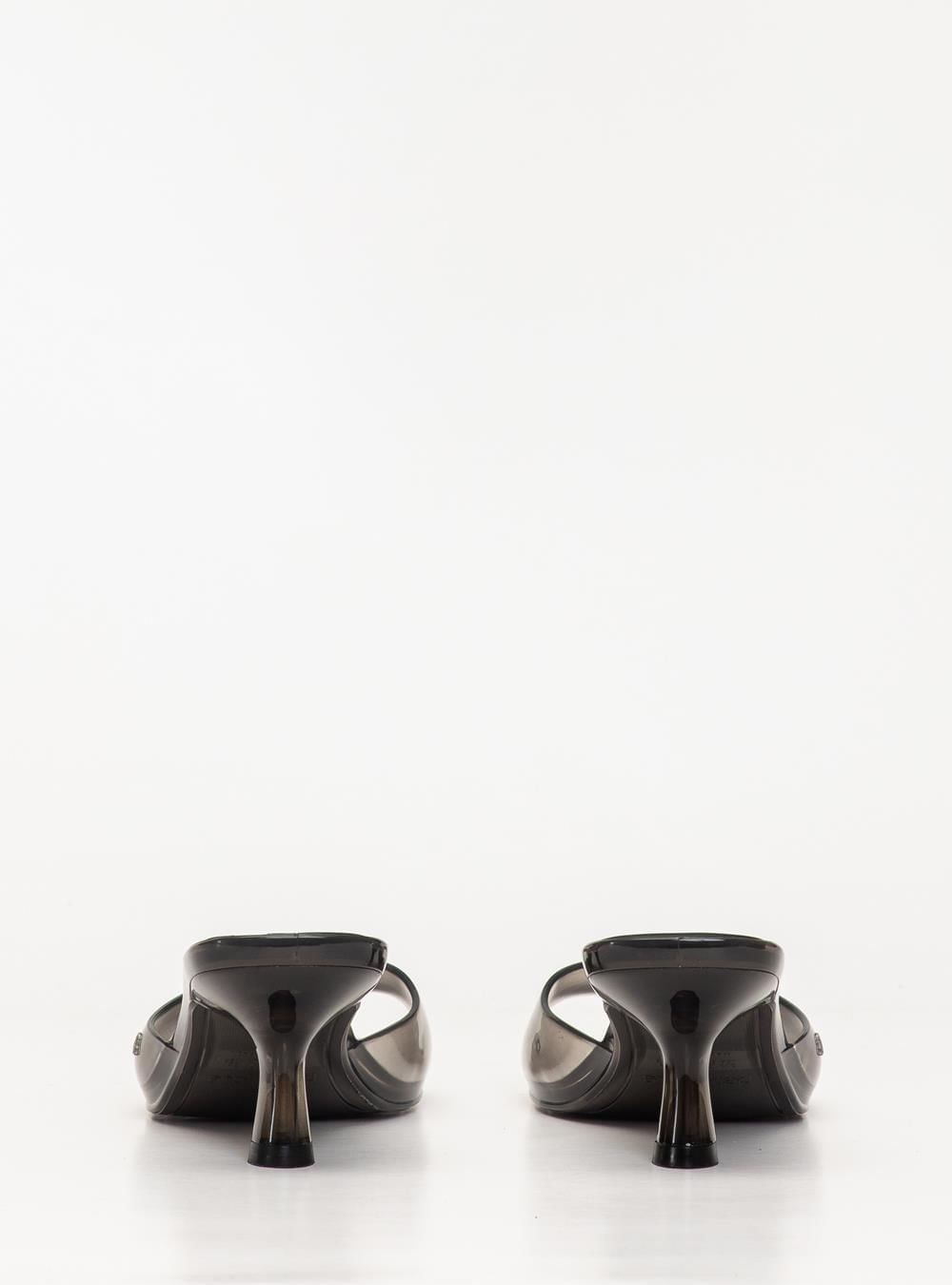 Tamanco Petite Jolie Icon Preto Translúcido PJ7368 Preto 3