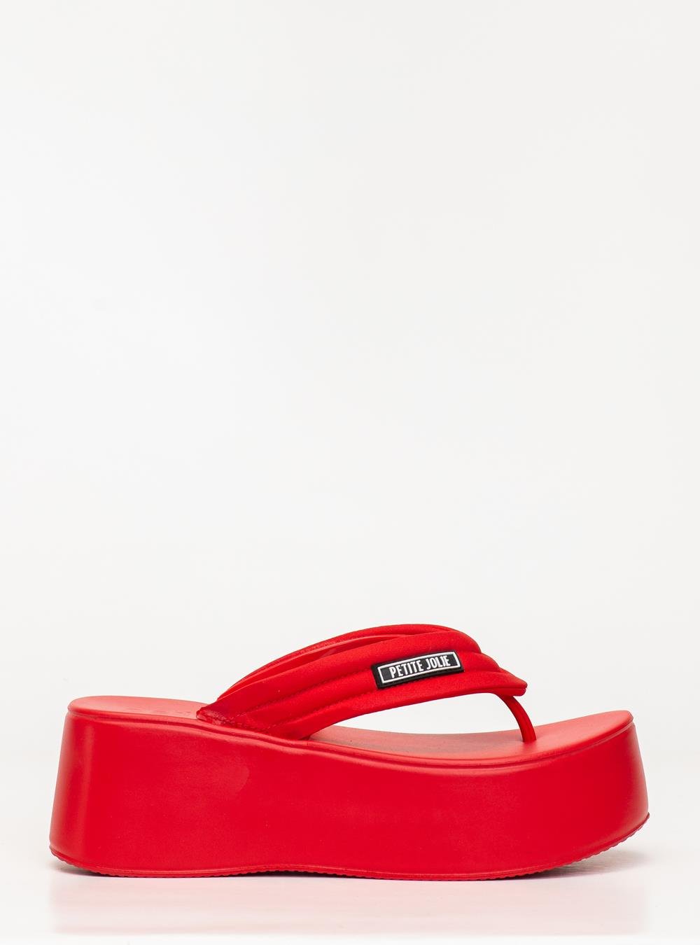 Chinelo Petite Jolie Plus II Tomate PJ7522II