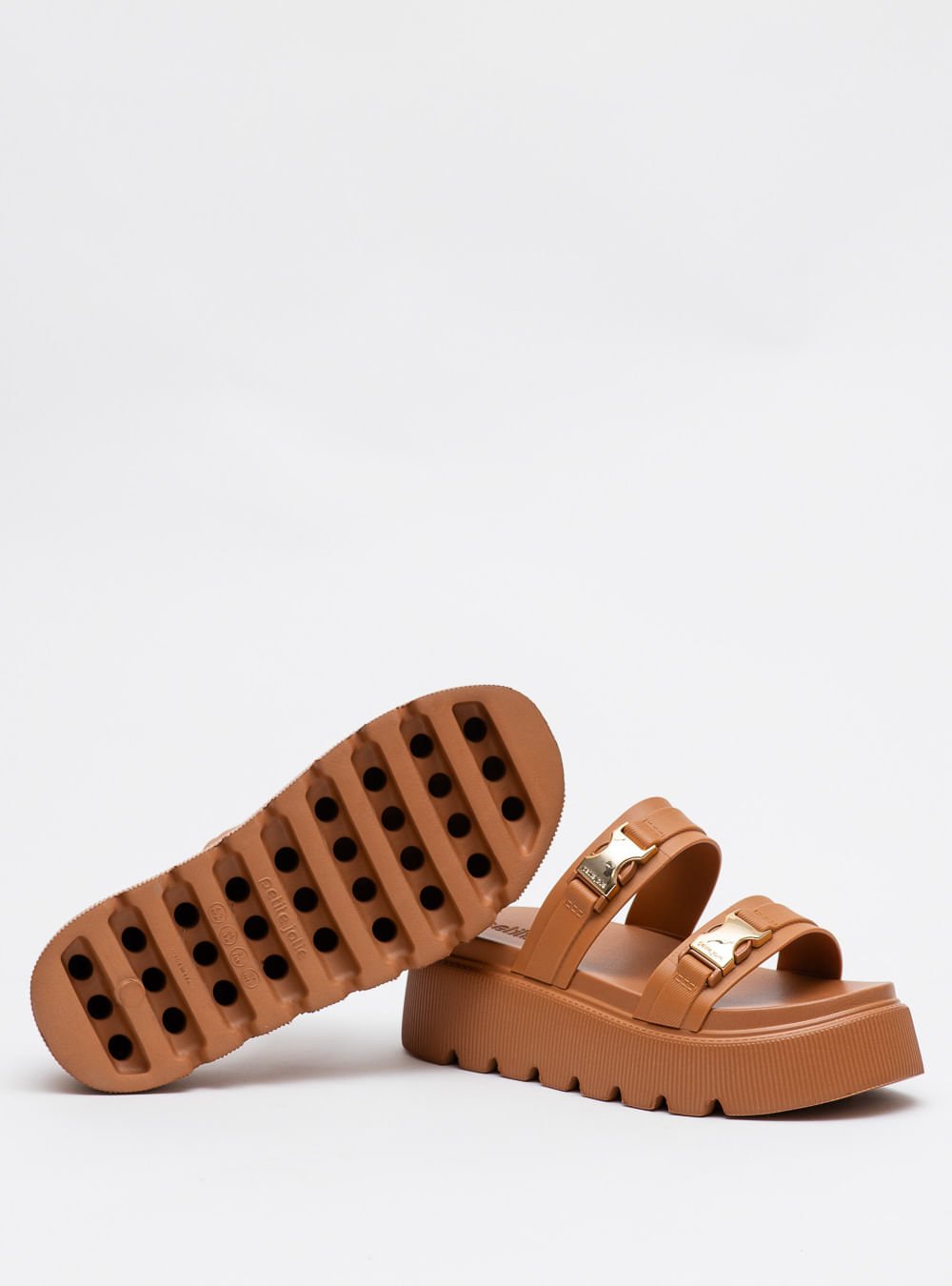 Tamanco Petite Jolie Pulse Doce De Leite PJ7491 Marrom 5